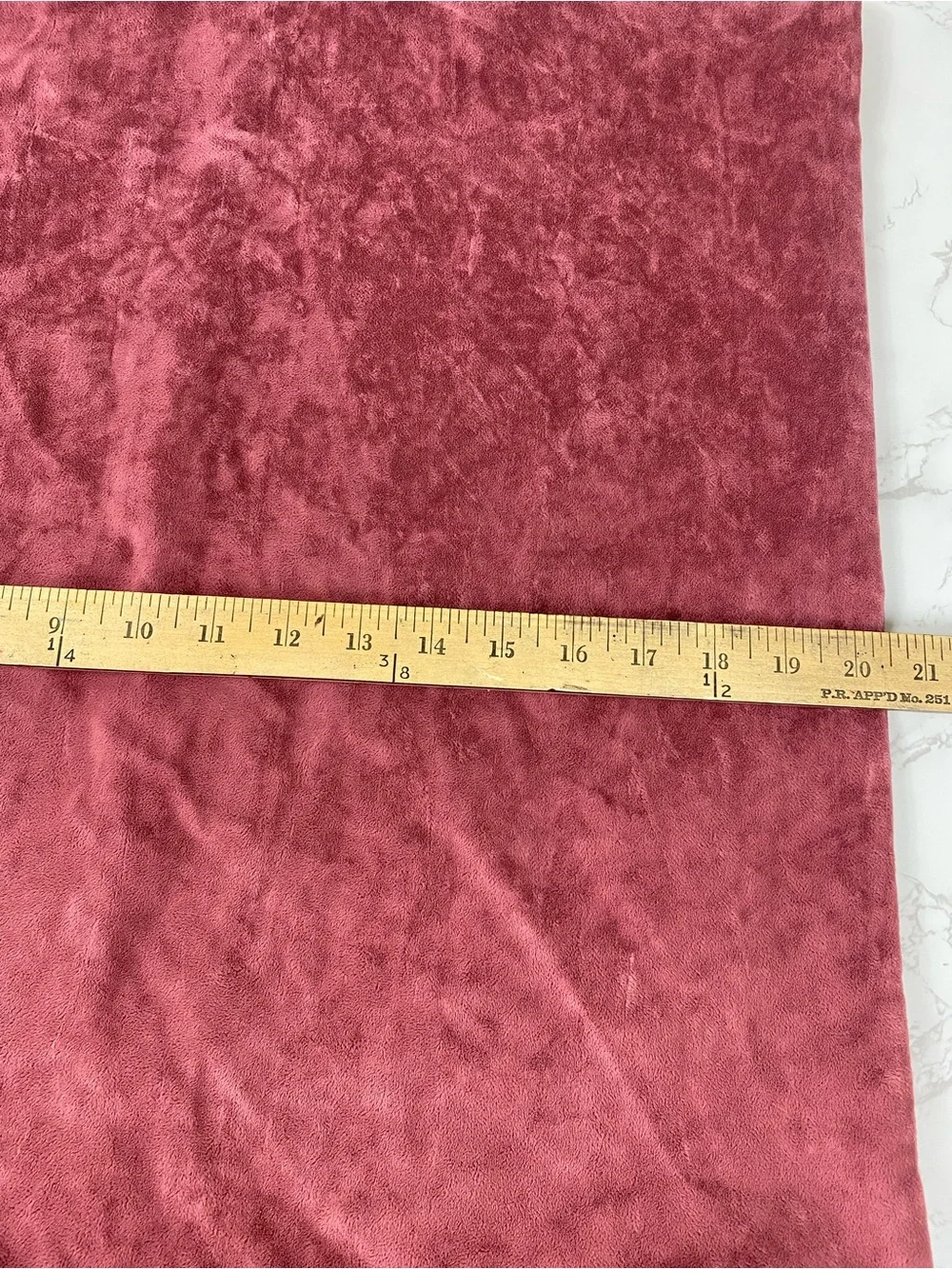 Designer Velvet Pillow Sham Dusty Rose High End 20x20